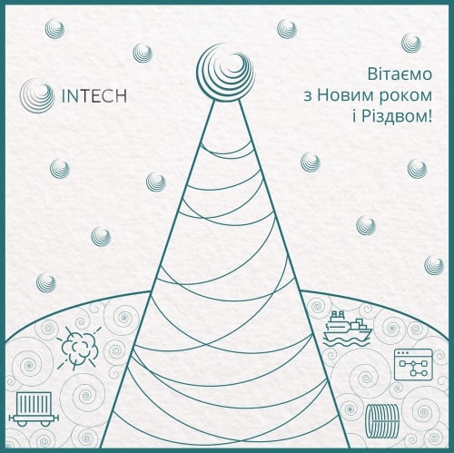 Minimal New Year postcard