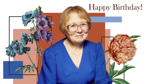 Collage with flowers