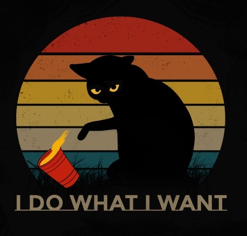 Cat dropping a glass